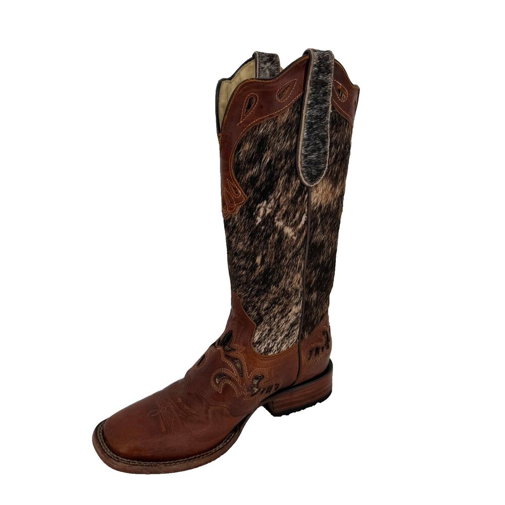 Redhawk Boot Company Women's Amaris Cattle Ranch Western Cowboy Boots Size 6.5